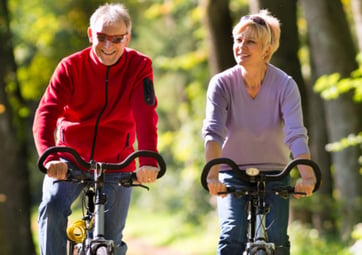 biking
