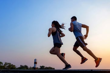 running